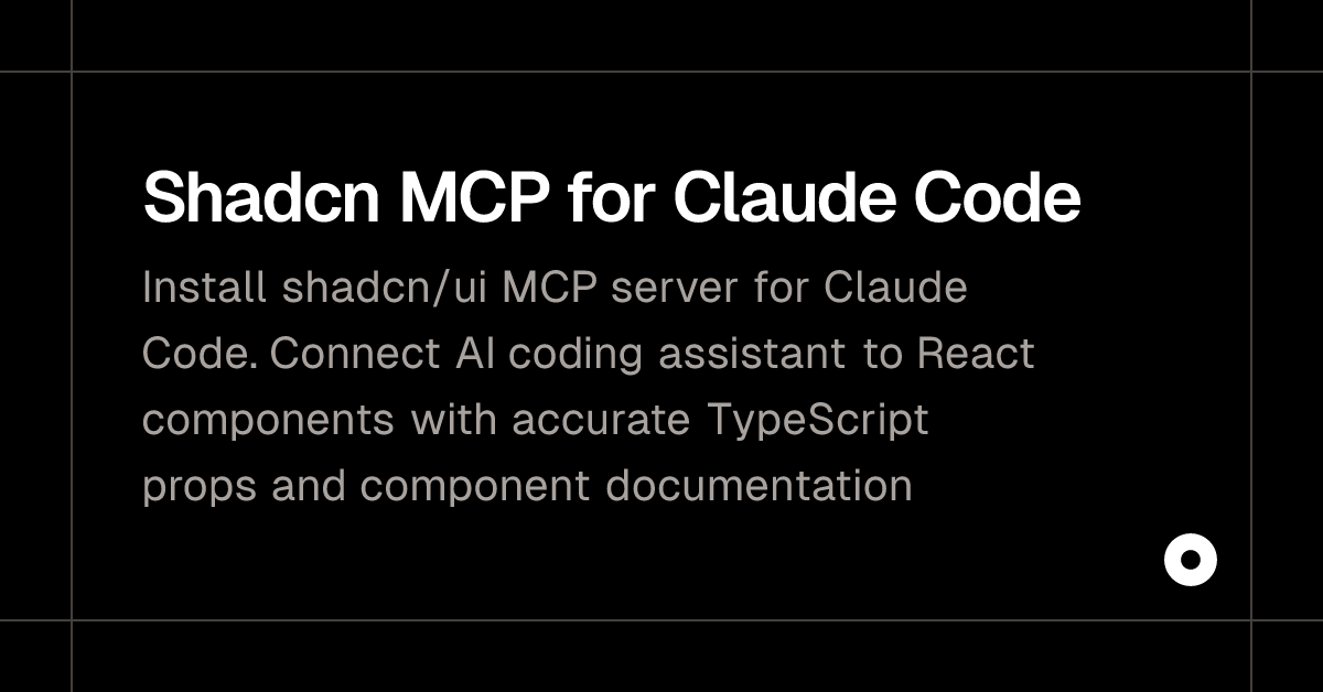 Shadcn MCP registry interface
